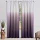 preview thumbnail 10 of 34, Chanasya Ombre Gradient Bedroom Semi-Sheer Window Curtain Panel Pair (Set of 2)