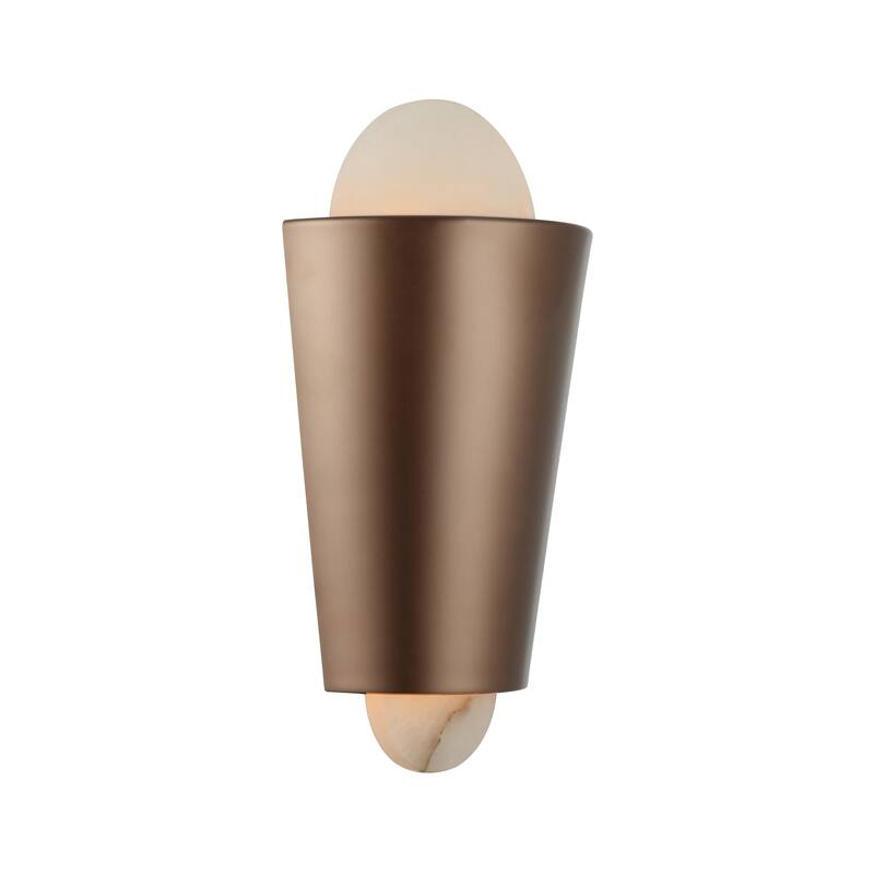 Varaluz Rock On 2-Light Wall Sconce - Brontourage/Matte Black