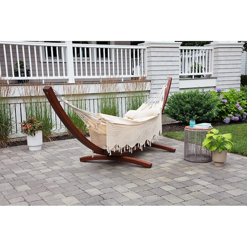 Brazilian Patio Hammock Cotton Outdoor Swing Chair