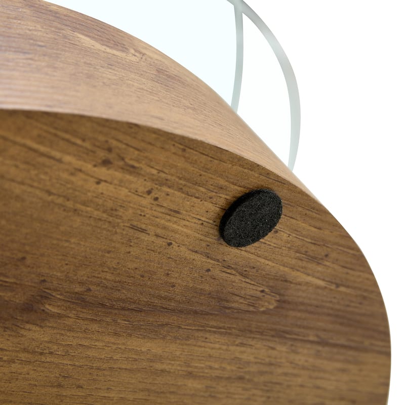 Modern and Practical Double-layer Round Coffee Table Sofa Side Table