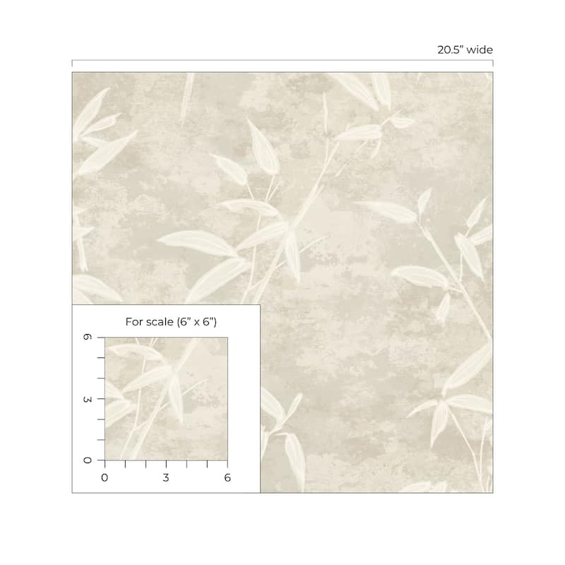 Seabrook Designs Honshu Bamboo Unpasted Wallpaper