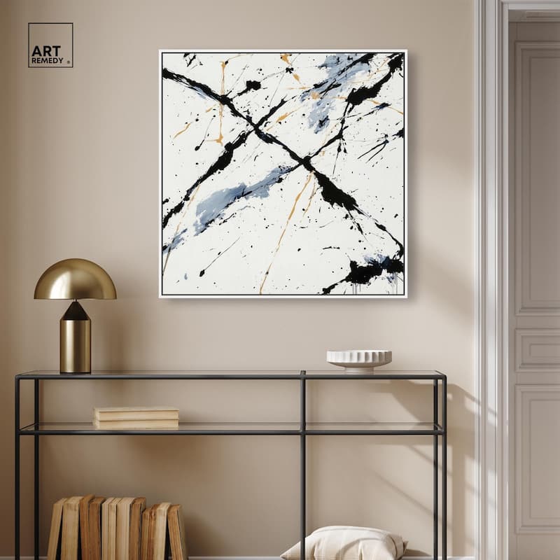 Splintered Impact II Canvas by Art Remedy