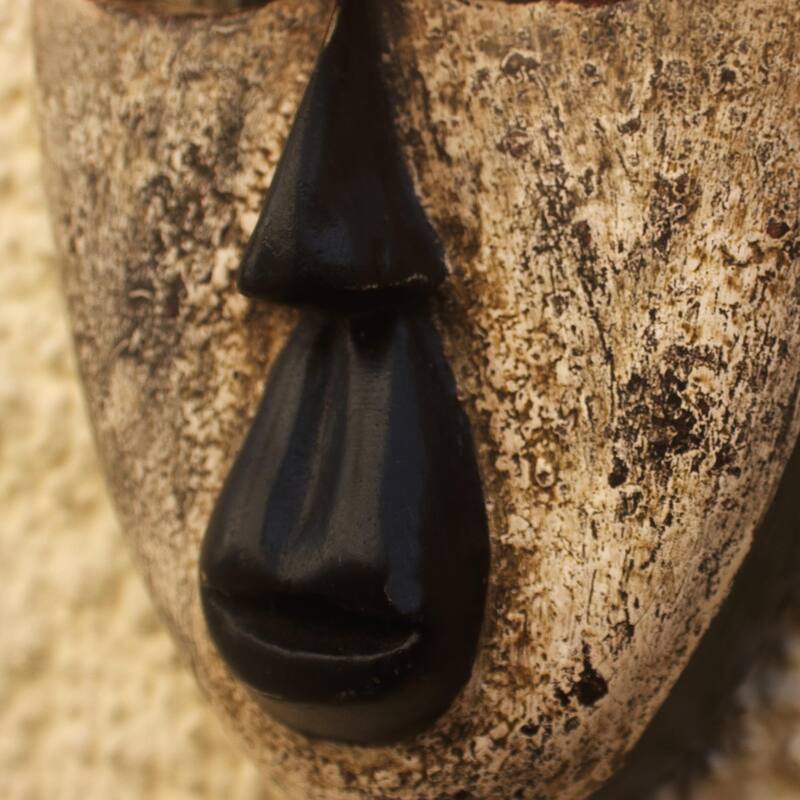 Novica Handmade Nusetor African Wood Mask