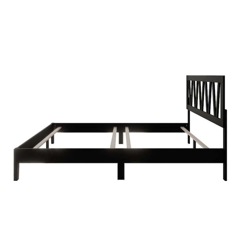 Clayfell Gadsden Solid Wood Panel Bed