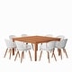 preview thumbnail 2 of 11, Amazonia Medford 9-Piece Eucalyptus Wood Patio Dining set