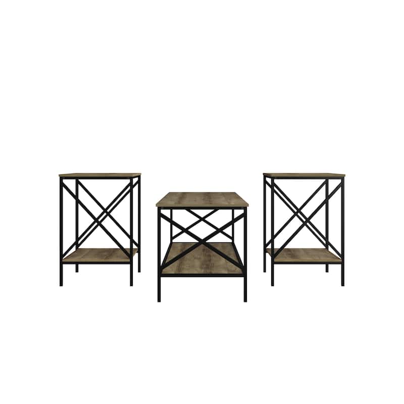 Clayfell Chanute 3-Piece Coffee Table Set