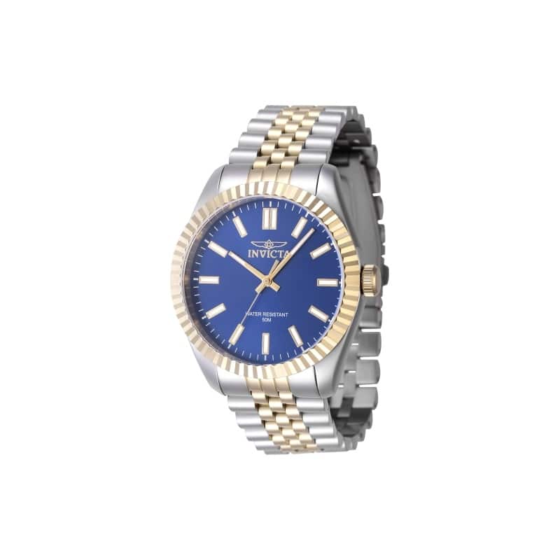 Invicta Men's 47486 Specialty Quartz 3 Hand Blue Dial Watch