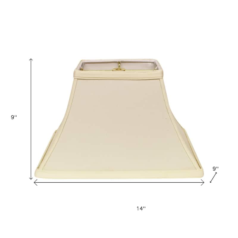 HomeRoots Ivory No Slub Innsbruck Bell Lamp Shade - 14