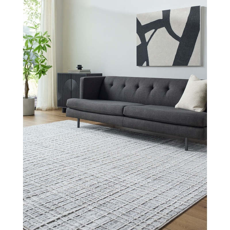 Livabliss Siyah Modern Area Rug.