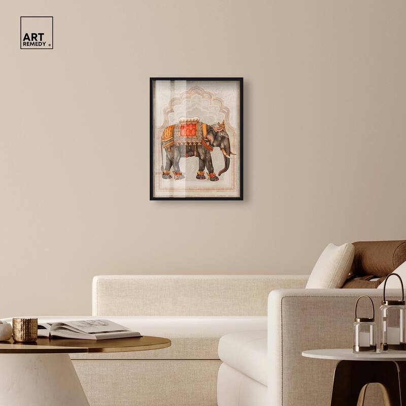 Elephant Queen Shadowbox by Art Remedy