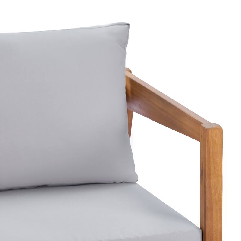 Christopher Knight Home Thalia Acacia Wood Outdoor Lounge Chair