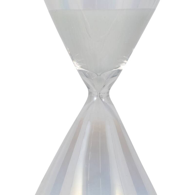 Contemporary Hourglass Sculpture for Home Decor - Stylish Decorative Object