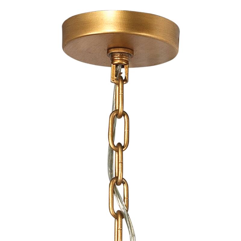 Jamie Young Perignon Three Tier Iron Chandelier