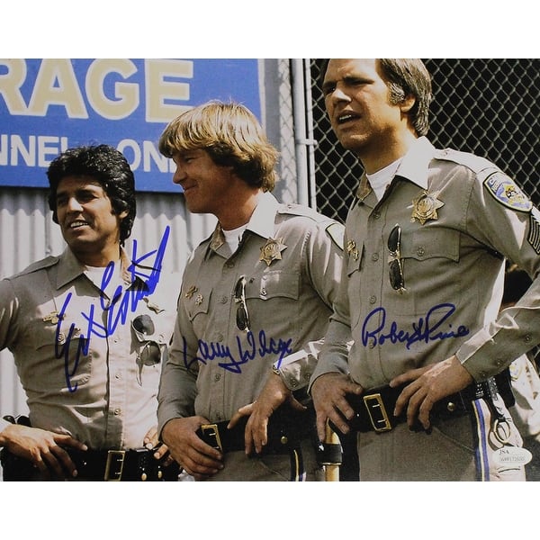 Robert Pine Erik Estrada Larry Wilcox Chips 11x14 Photo Jsa On Sale Overstock 26269861 Also starting robert pine, and paul linke. robert pine erik estrada larry wilcox chips 11x14 photo jsa