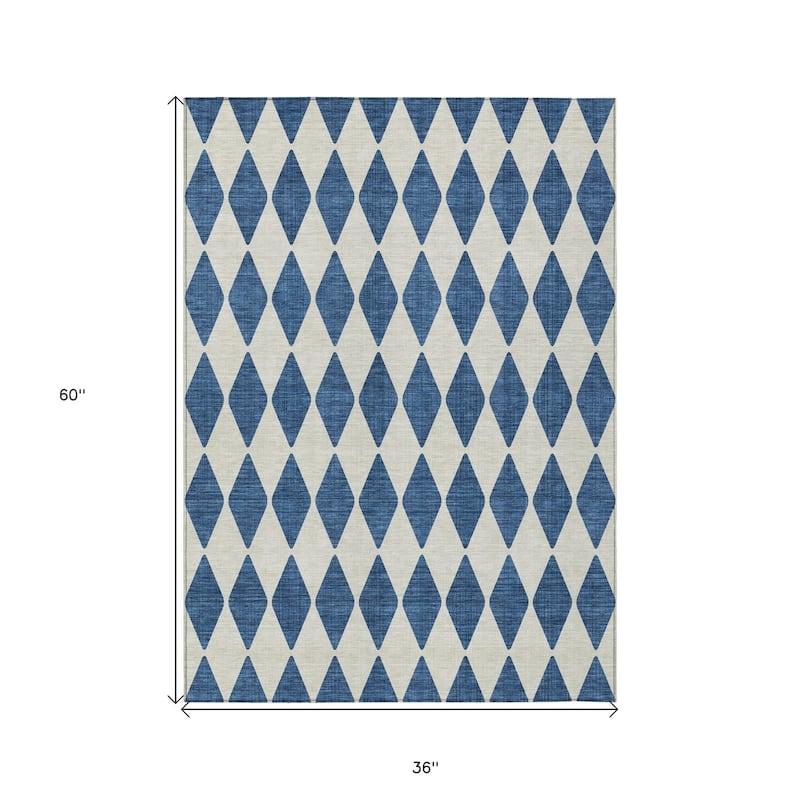 HomeRoots Geometric Transitional Rectangle Outdoor Rug