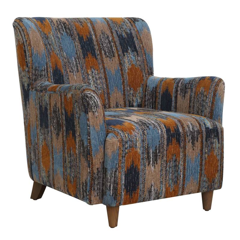Uttermost Lainey Upholstered Ikat Armchair - 30.00" W x 32.50" H x 31.50" D