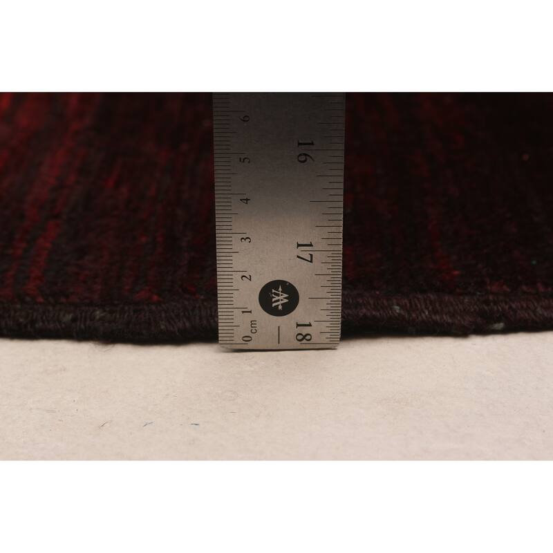 ECARPETGALLERY Hand-knotted Finest Peshawar Ziegler Burgundy Wool Rug - 7'5 x 9'6