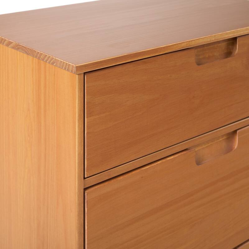 Middlebrook Mid-Century Solid Pine 3-Drawer Storage Chest