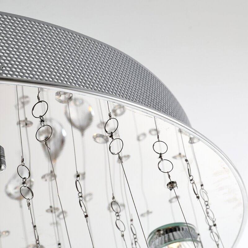 Maxax 6 - Light Unique / Statement Chandelier with Crystal Accents - MX16003-C