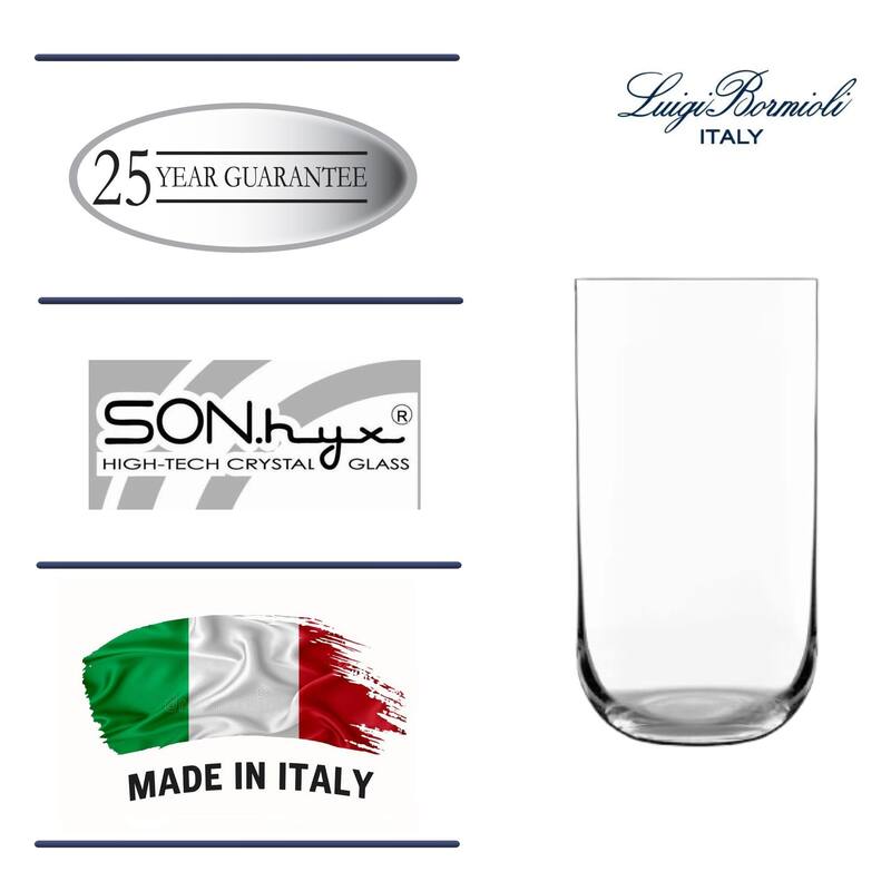 Luigi Bormioli Set of 4 Sublime Drinking Glasses