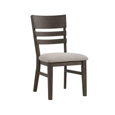 Hearst Side Chair, Panel Back with 4 Legs, Reclaimed Chevron, Set of 2