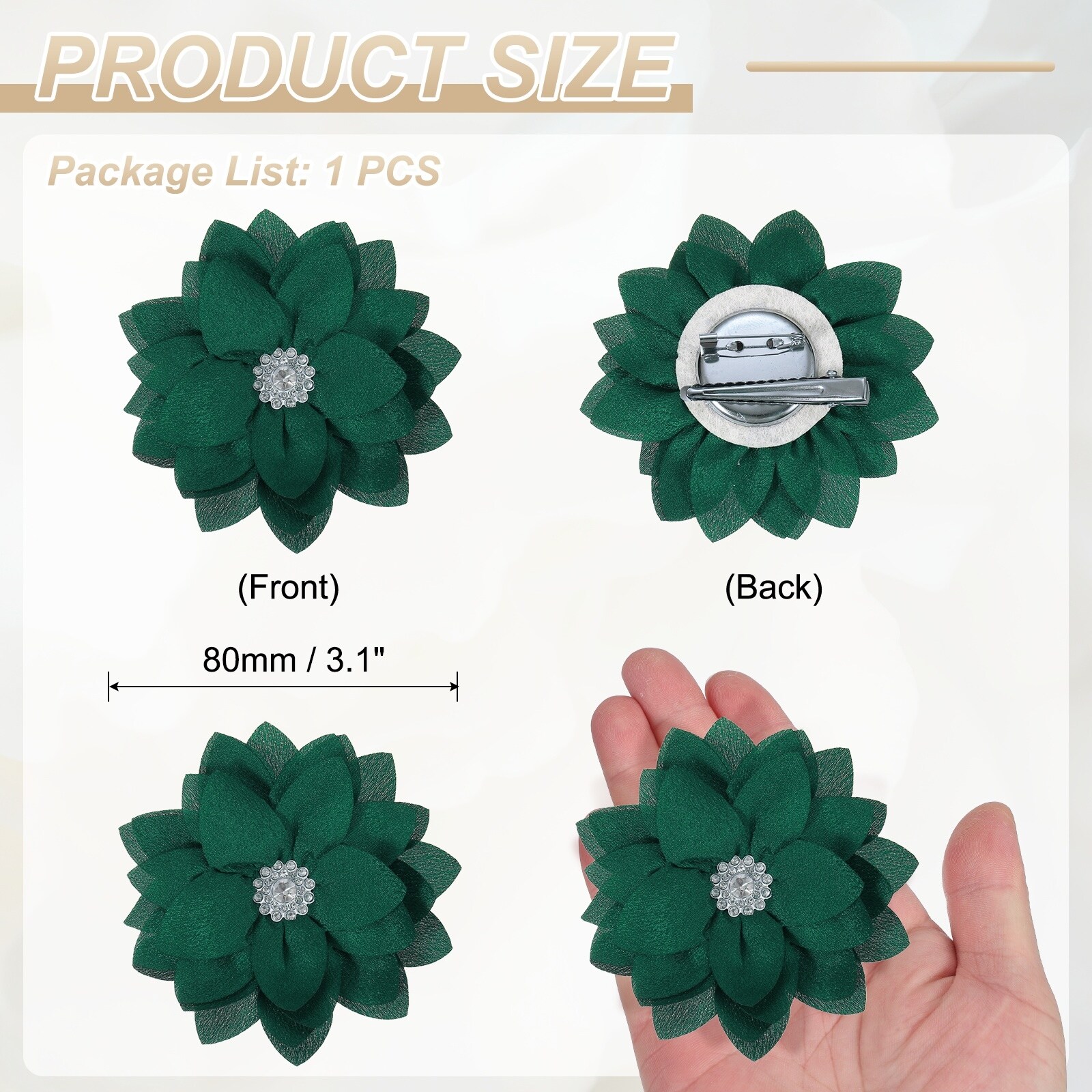 Flower Brooch, Flower Pins for Women Clothes