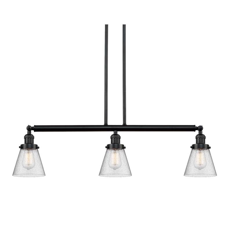 Innovations Lighting Small Cone 3 Light 39" Wide Linear Chandelier