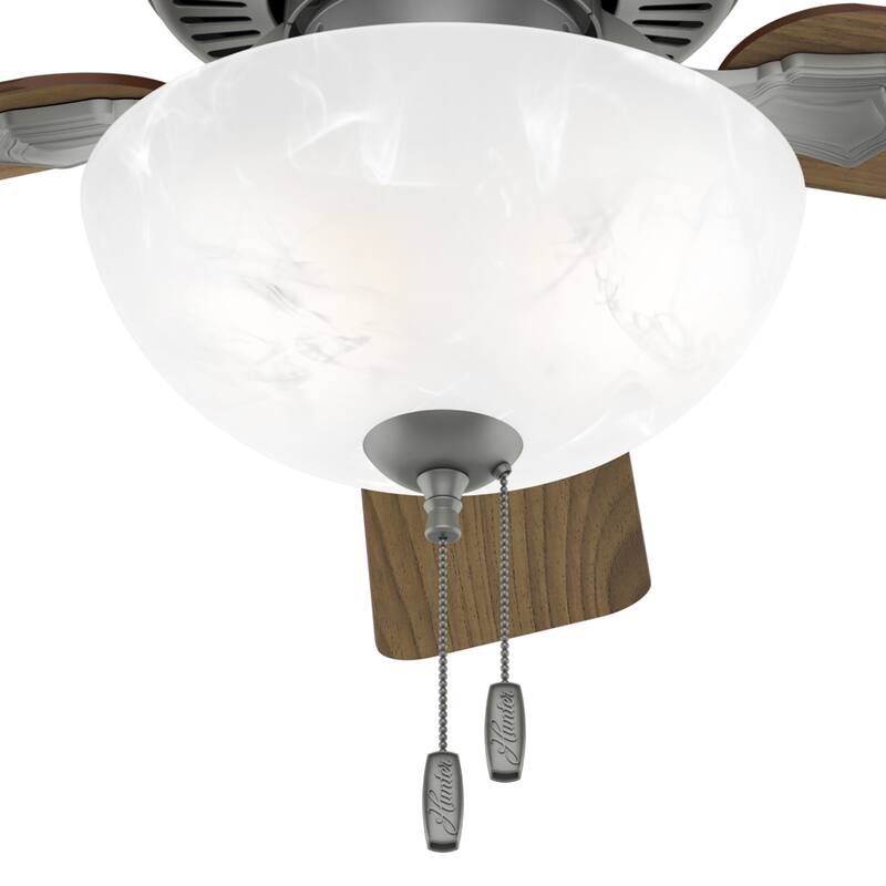 Hunter 44" Swanson Ceiling Fan with LED Light Kit & Pull Chain - Casual Traditional - 4 Speed DC Motor - ENERGY STAR!