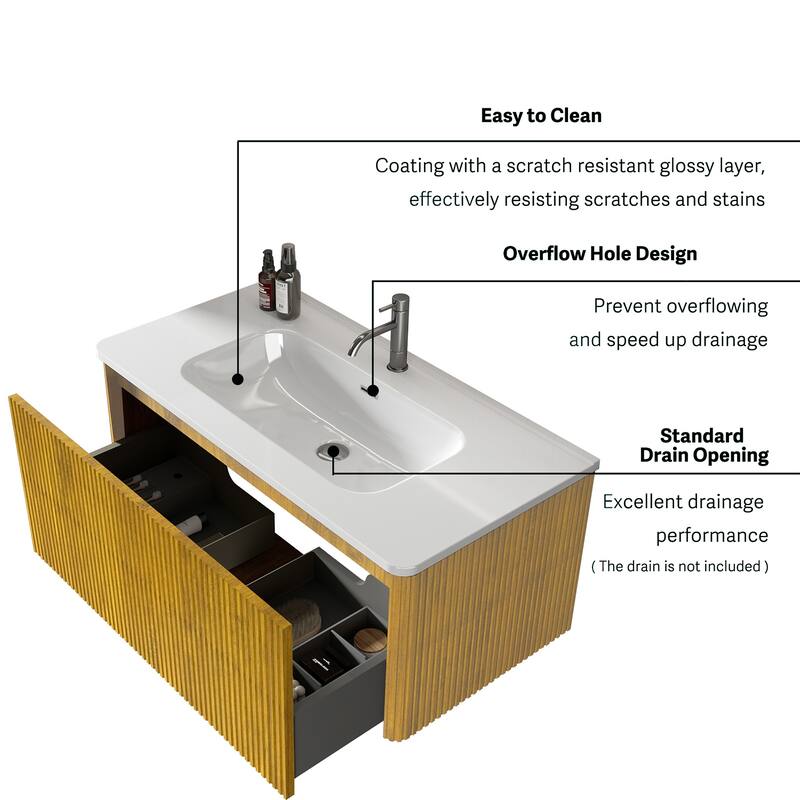 Topcraft Ceramic Bathroom Vanity Sinks