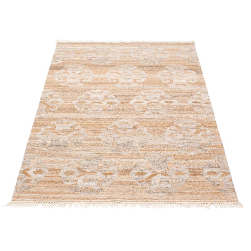 ECARPETGALLERY Flat-Weave Ankara FW Brown Wool Kilim - 5'3 x 8'0