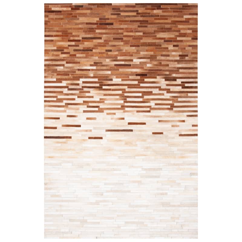SAFAVIEH Handmade Studio Leather Mandi Modern Rug