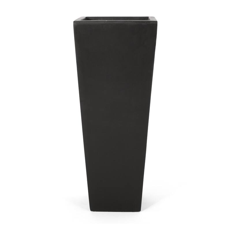 Ella Outdoor Cast Stone Outdoor Planters by Christopher Knight Home