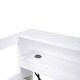 preview thumbnail 13 of 12, Twin XL Size Wood Daybed w/ 2 Trundles, 3 Storage Cubbies, 1 Light for Free and USB Charging Design Creative Triple Bunk, White