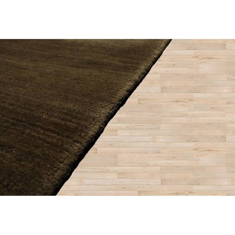 Hand Knotted Michaelian & Kohlberg Beige,Moss Tibetan Wool Area Rug - 5' 4'' x 7'