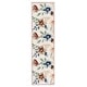 preview thumbnail 55 of 54, SAFAVIEH Hand-Tufted Blossom Kierston Modern & Contemporary Wool Rug 2'6" x 8' Runner - Ivory/Blue - Runner