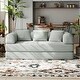 preview thumbnail 23 of 47, Convertible Sleeper Sofa Bed with Pillows, 4-in-1 Corduroy Folding Mattress Couch