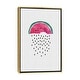 preview thumbnail 7 of 10, iCanvas "Watermelon Rain" by Orara Studio Framed Gold - 26x18