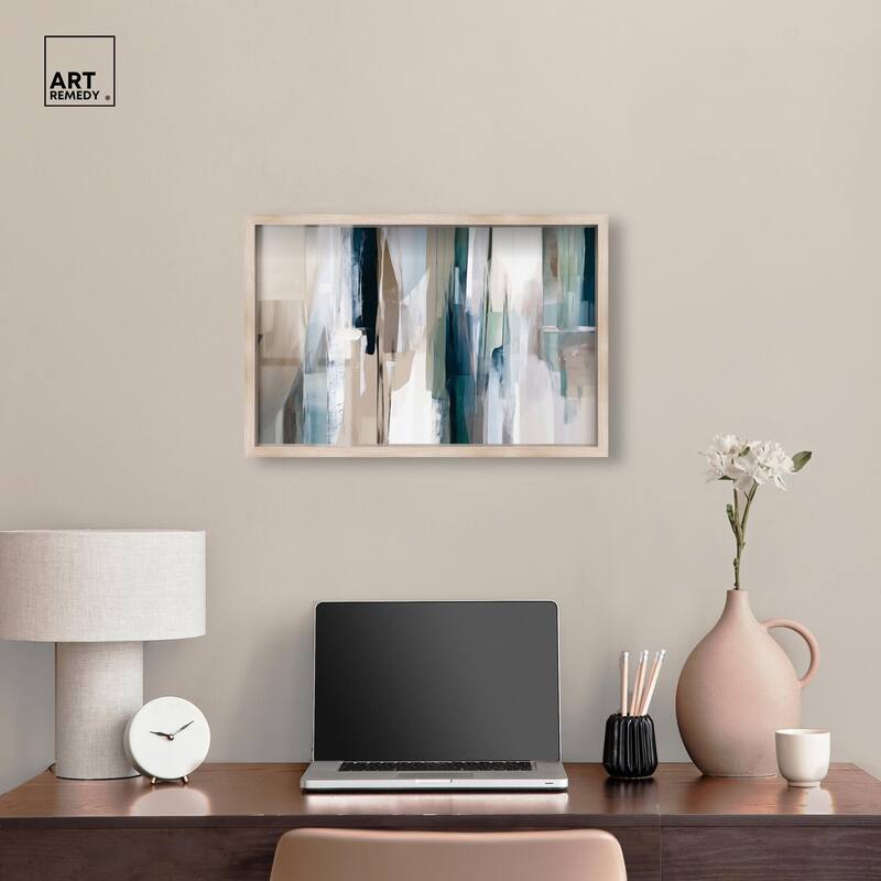 Color Columns Shadowbox by Art Remedy