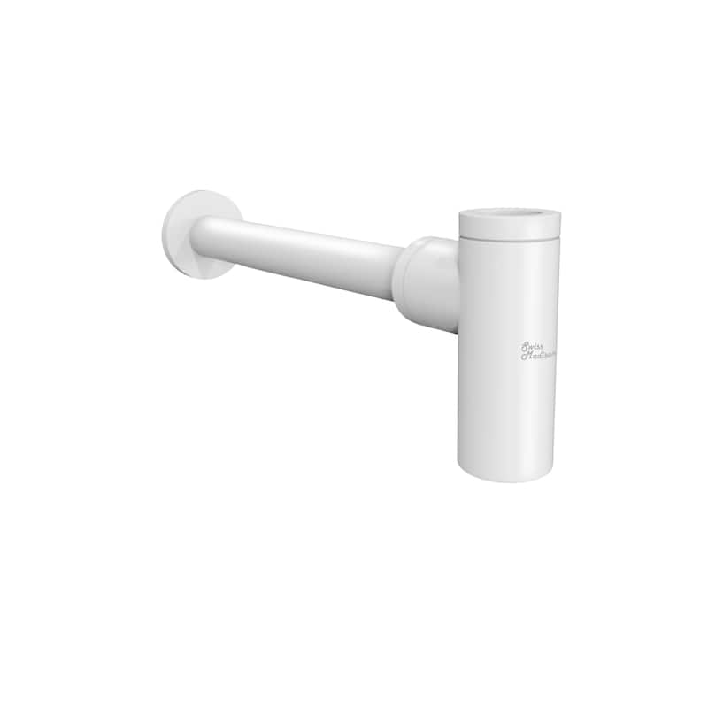 Bottle Trap Drain, Matte White - 5.25" x 13" 5.25"