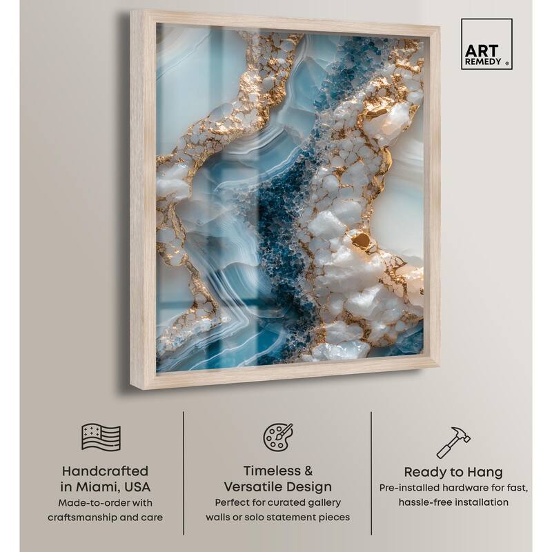 Lapis River Shadowbox by Art Remedy