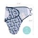 preview thumbnail 5 of 3, The Peanutshell Blue Dino Swaddles, 3-Pack, Small/Medium