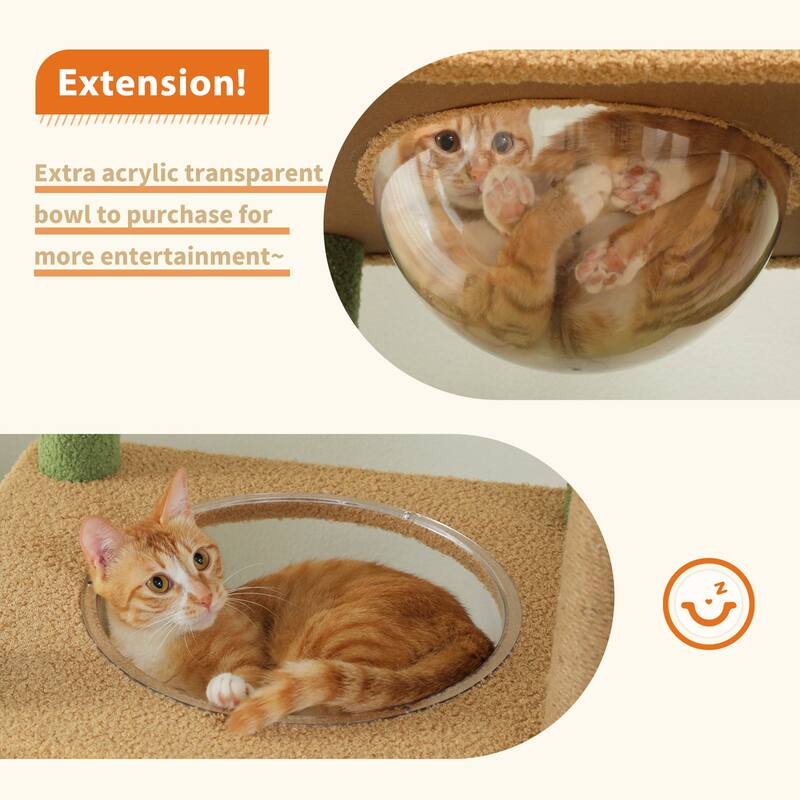 Tall Cat Tree Tower for Indoor Big Cats with Extra-Large Top Perch, 2 Large Condos, Cat Scratching Post and Cozy Hammock
