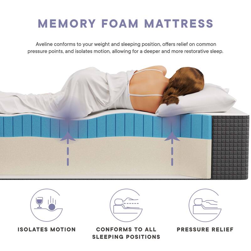 Aveline 16" Memory Foam Mattress