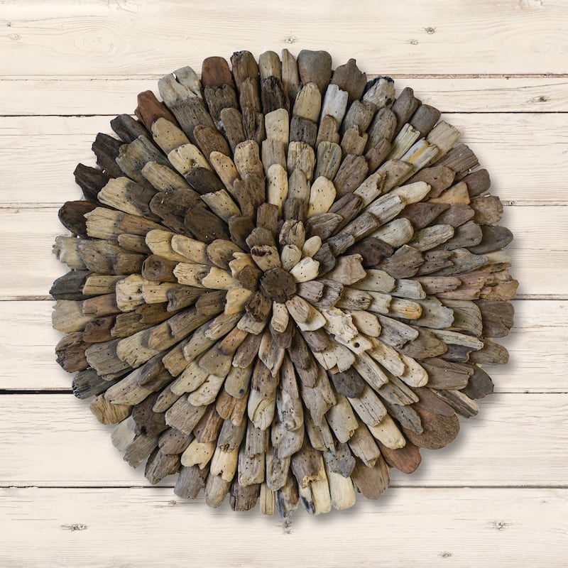 Round Driftwood Wall Décor