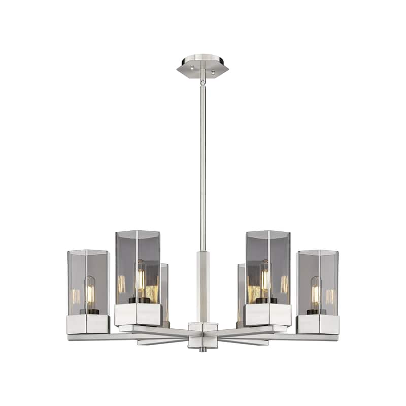 Innovations Lighting Claverack - 6 Light 9" Stem Hung Chandelier