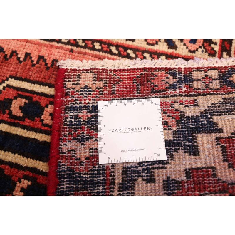 ECARPETGALLERY Hand-knotted Kayseri Vintage Red Wool Rug - 6'9 x 10'0