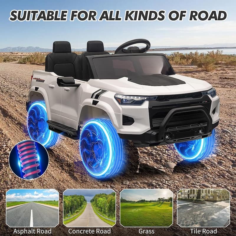 24V 2 Seater Kids Electric Vehicles, Ride On Truck for Kids Best Gifts, Pink