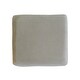 preview thumbnail 3 of 2, Modern Hannah Square Grey Velvet Stool