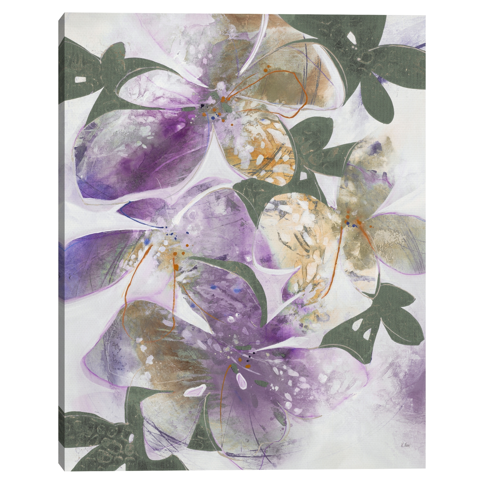 Hints of Lavender by K. Nari Canvas Art Print