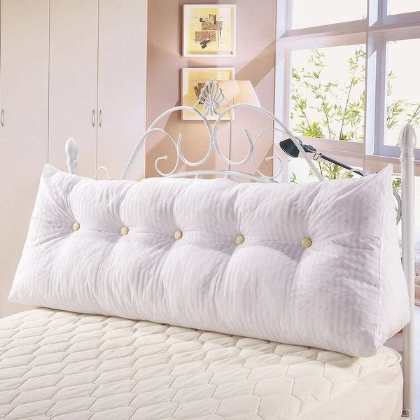 WOWMAX Bed Rest Reading Wedge Headboard Backrest Tufted Pillow On Sale Bed Bath Beyond 30242496